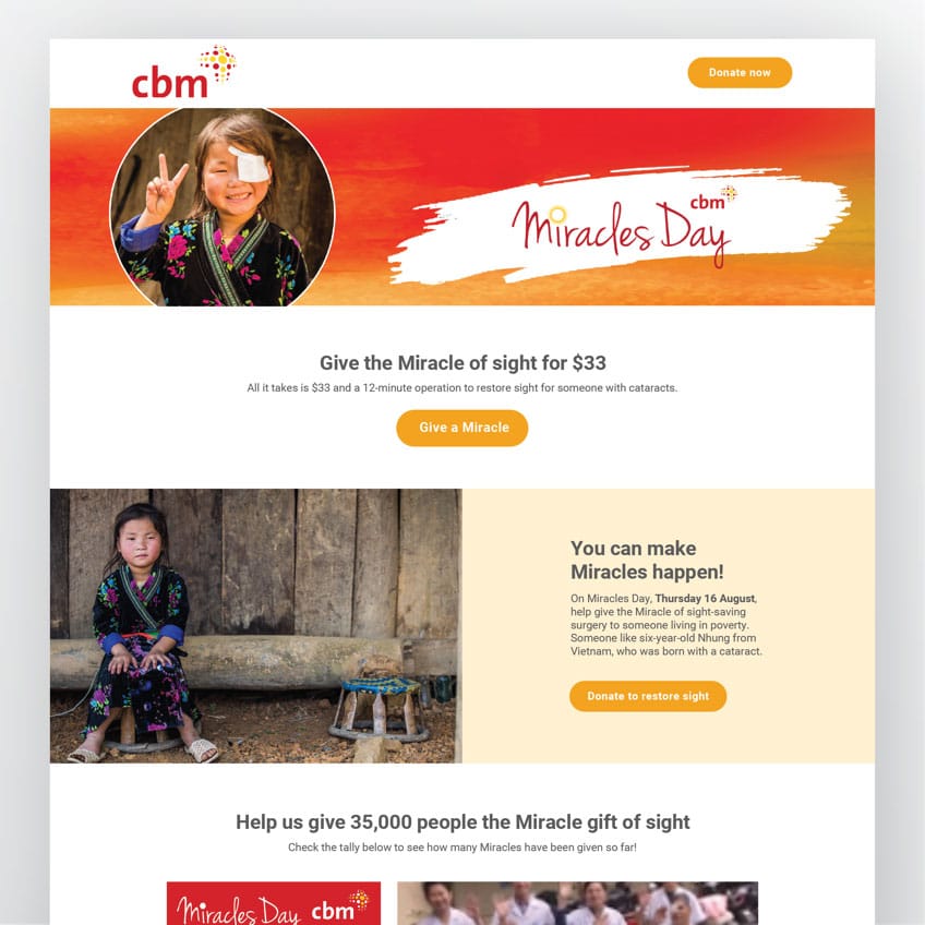 CBM Australia - Digital Fundraising
