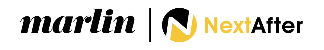 Marlin & NextAfter partnership logo