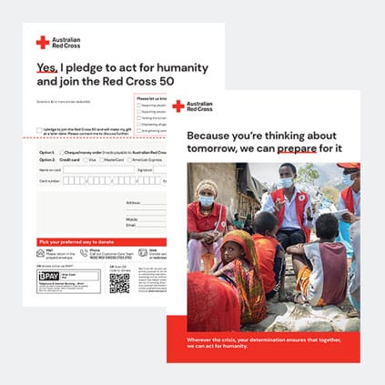 Australia Red Cross Pledge Form