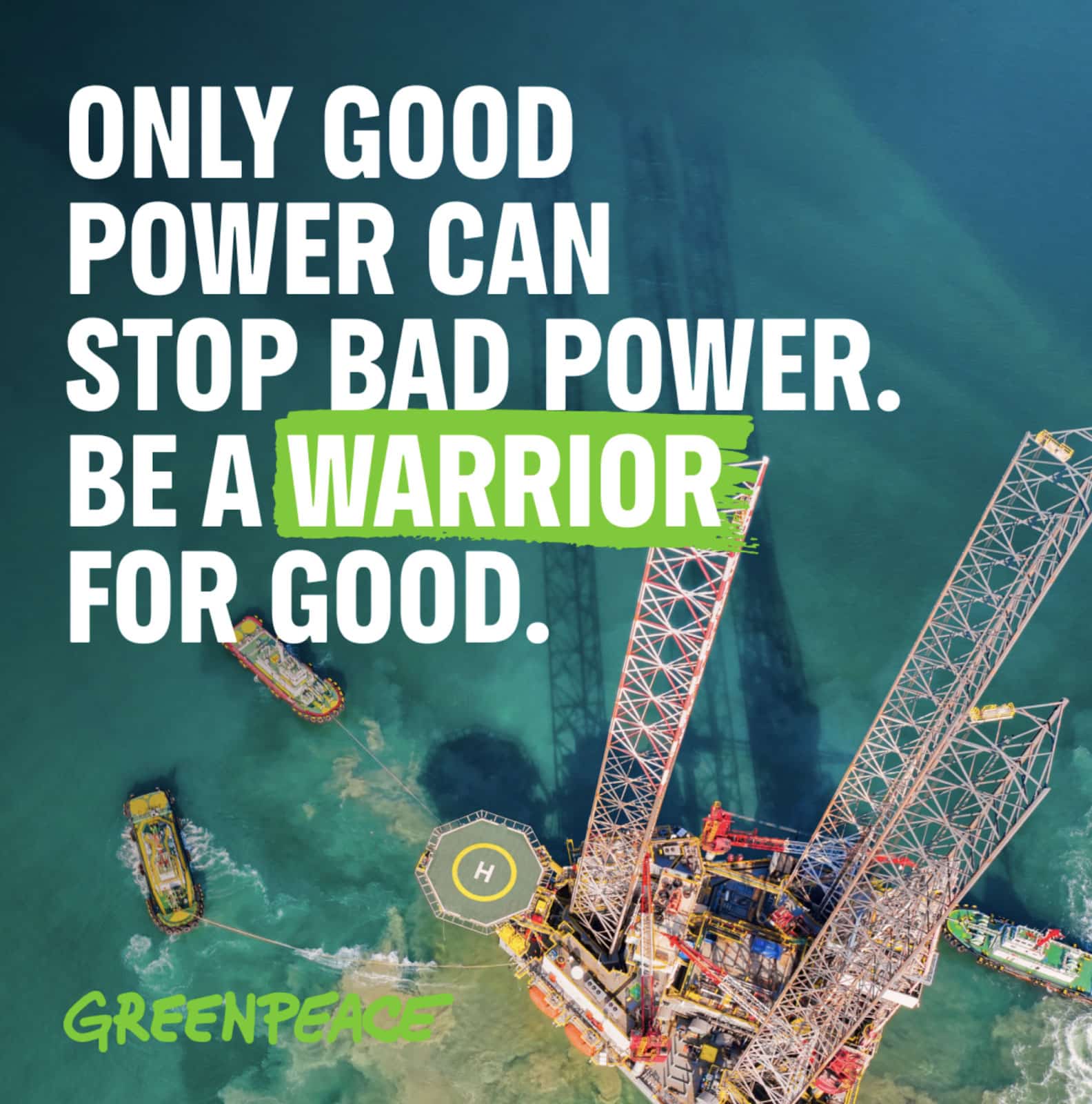 Greenpeace Australia - Warriors for Good campaign