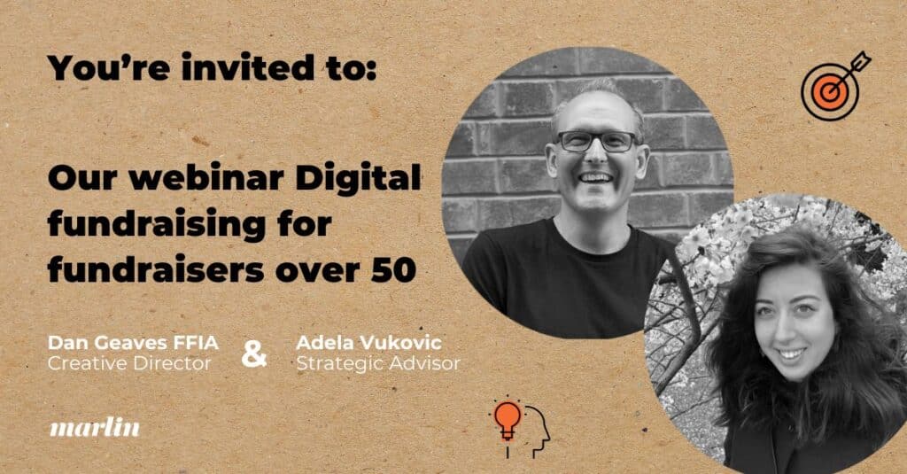 Our webinar Digital fundraising for fundraisers over 50