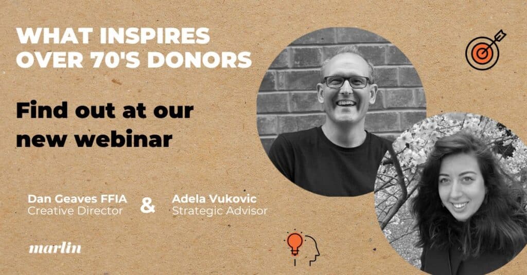 What inspires over 70's Donors masterclass dan and adela