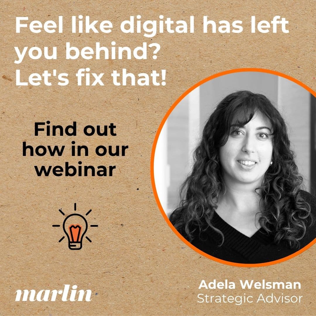 Adela Welsman - NFP masterclass digital Marlin Communications