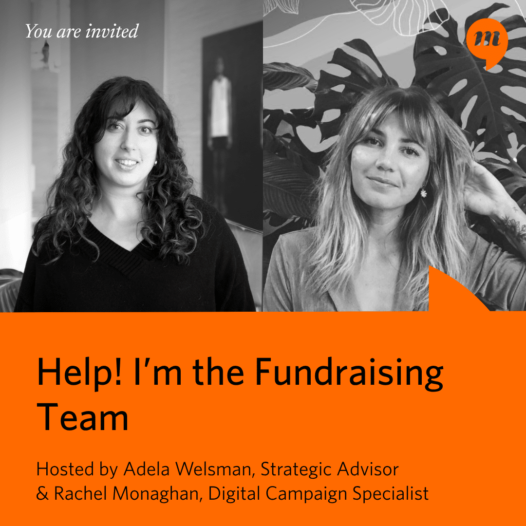 Adela Rachel Help Im the Fundraising Team webinar squ