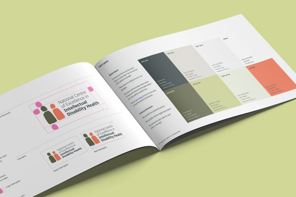 National Centre of Excellence in Intellectual Disability Health brand identity